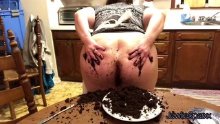 胖乎乎的巧克力芝士蛋糕屁幻想