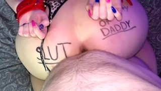 Being A Good Babe for Steppaddy Getting Fucked Brutal