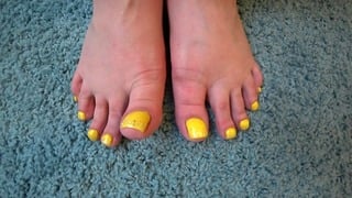 Huge Feet of Mature Bbw