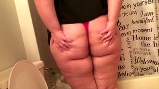 Lovely Bbw Teen Strip Tease  – Playing With Huge Ass and Big Breasts