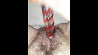 Fedt Behårede Cremet Pussy Squirts Spray