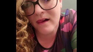 BBW Redhead Secretary Up Skirt Reality Quick In The Washroom