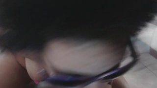 Queen Teases, Twerks And Squirts ; Sunglass, Oral On Dildo