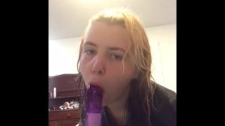 THIS PURPLE DILDO HAD NOTHING ON ME