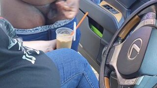 I Asked A Stranger On The Side Of The Street To Jerk Off And Cum In My Ice Coffee- BBW Ssbbw Butt
