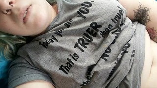 BBW Good girl begs for daddys cum creampie