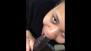 Chubby Teenage Blows My Cock In College