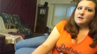Bbw White Chick Blowing Daddies Dick