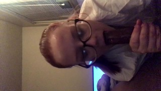 Deepthroating Huge Black Cock