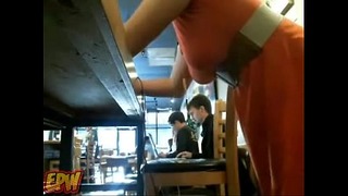 Outdoor Red Head On Cam Cafe Masturbation – More @ Www.erickdarkebadass.com