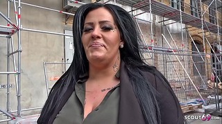 Deutsche Scout – Chubby Teenager Ashley Bei Strassen Audition Gefickt