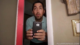 Hot Exotic Big Lovely Lady Charlene Ward Catch + Fucks Peeping Tom