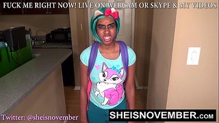 Msnovember Eating Step Daddy Sperm After Tough Hand Job & Bj Face Fuck Pov 18