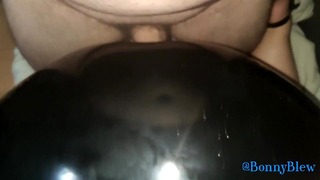 Ass of Bonny Blew in Skirt Latex Black