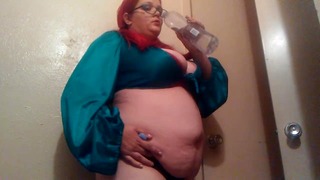 Big Belly Inflation W Bike Pump and Chugging Part Two