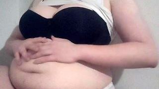 Nice Belly Play Feederism Hain