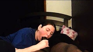 Thick Amazon Gives Rough Blowjob to Bbc Boyfriend