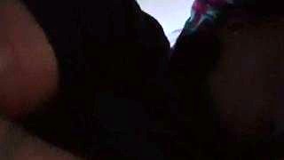 Black Cumslut Sucks Huge Black Cock Ebony