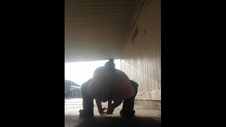 Outdoor Masterbation on My Driveway Grasped As Cars Drive By