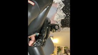 Rubberdoll Fucks Herself Solo Catsuit