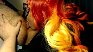 She Gives Him a Sslick – Tongues His Asshole, Sucks His Dick and Swallows