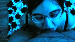 Slutty Squishy Mature Sucking Cock Pov