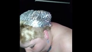 Velma voodoo gives bbc a sloppy bj in arcade