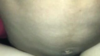 Creamy Pussy Cums On Huge Black Cock
