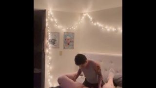 5ft Man Dominates 6ft Woman