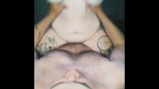 Bbw thick thighs wife rides