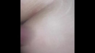 Tatted white Bbw throwing it back on me