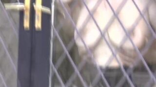 Blonde gran sucks shlong and gets pounded