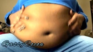 BBW Suffers from Bubbleguts (SFW, FARTS, BLOATED BELLY)