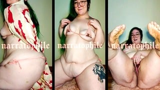 BBW Micro Bikini: Teasing You With My Fat Pussy (And Dirty Feet!)