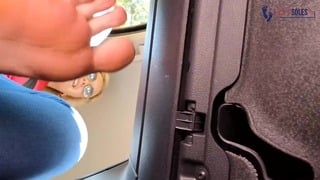 Bbw feet inside the car – teaser