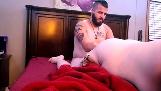 Bbw gets double penetrated by fingers