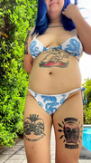 Bbw asian in bikini