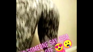 Juicceee504 teasing again bbw shaking ass