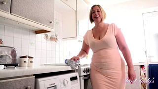 AuntJudys – 48yo Busty BBW Step-Auntie Star gives you JOI in the Kitchen
