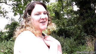 Picked up big belly fatty rides his big dick