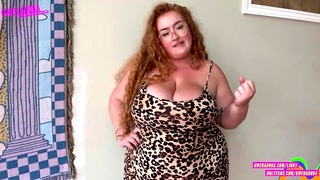 My BBW Goddess is Forcing Me to Cum Down My Own Throat
