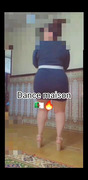 Algerian dance at home after she mastrubs her fat pussy