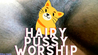 BBW Hairy Pussy Worship and Play