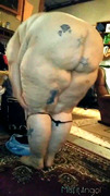 Living Room BBW Ass Striptease