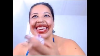 Nasty latina BBW webcam whore