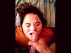 BBW girlfriend pov blowjob and nice facial.mpg