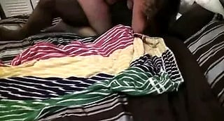 Chubby cuckold anal with BBC