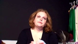 НЕМЕЦКИЙ BBW Кастинг для взрослых, настоящая любительская мастурбация, после знакомства.