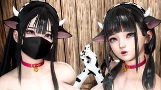 Huge Orgy with Two Sexy Chubby Japanes Cowgirls – 3D animation – SUB – 2025