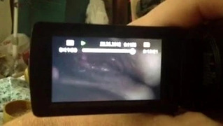BBW shows creampie to husband